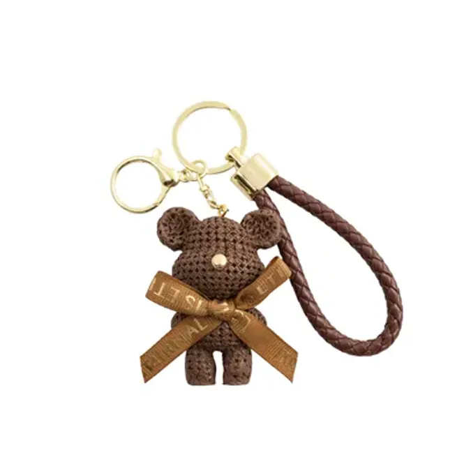 Hovedbilde Veskepynt Bamse brun