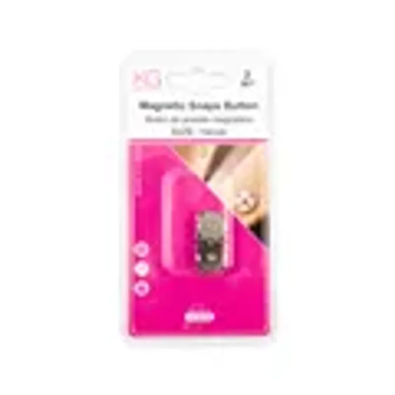 Magnetic Snaps Button 14mm sølv (2pk)