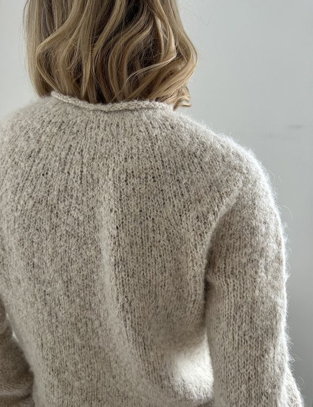Plain Yoke Sweater