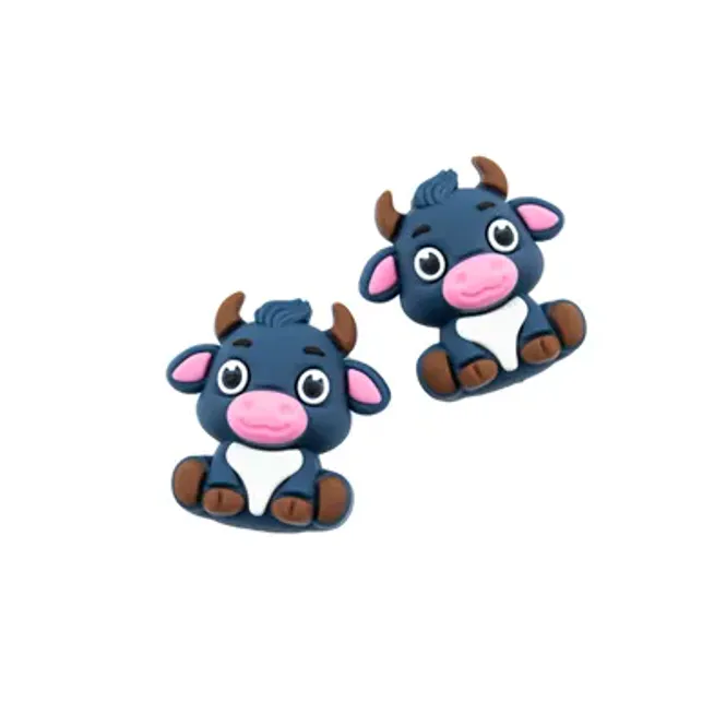 Hovedbilde Maskestoppere Ku mørkblå (2pk)