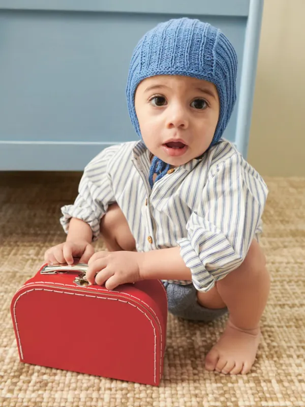 Lilja Singlet, Linus Diaper Pants og Bonnet 